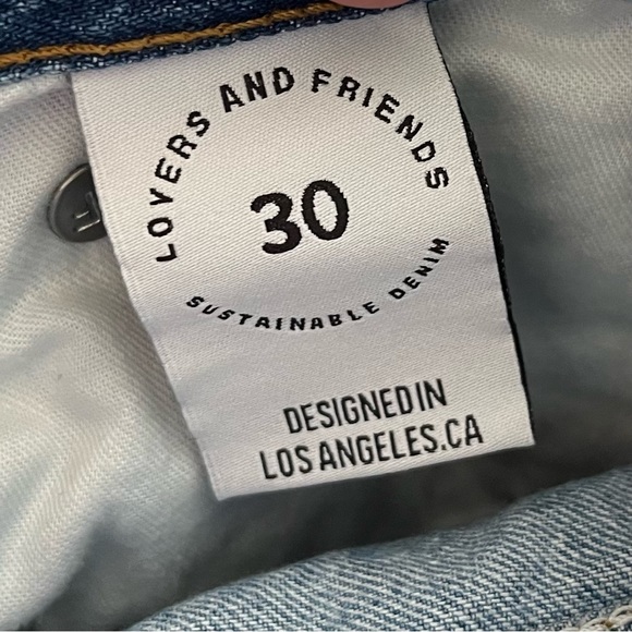 LOVERS AND FRIENDS NWT HIGH RISE 90s CUTOFF SHORTS SIZE 30 Y2K TRENDY - Picture 6 of 13